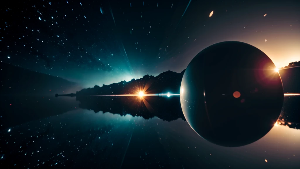 VERY CLOSE BLACK PLANETS ALMOST TOUCHING IN THE MIDDLE OF SPACE. 4k image, HIGH RESOLUTION AND HYPER REALISTIC, FILM DAYLIGHTING, FURIOUS SUNSET SHOWS GRAVITATIONAL FIELD ABSORBING AND RELEASING MATTER MUTUALLY
