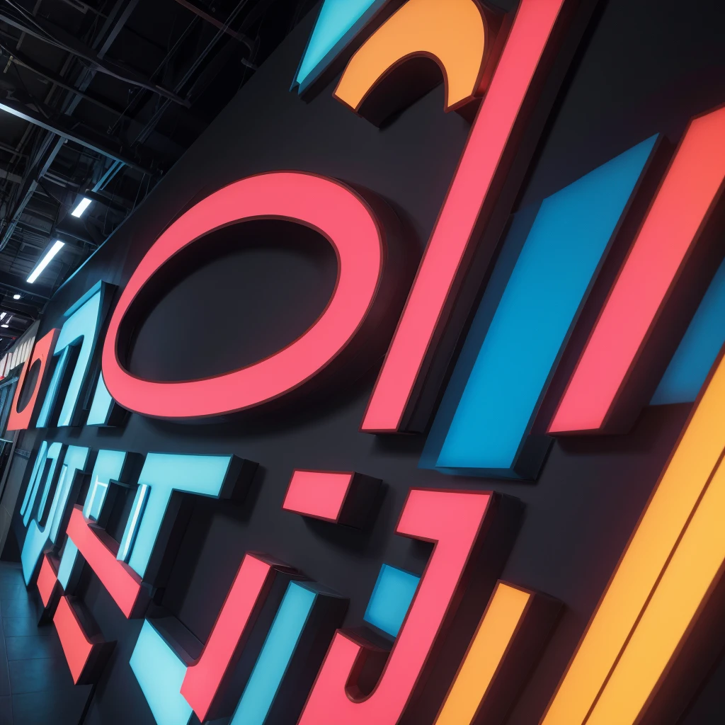 Logo with the letters REC, very vibrant and modern