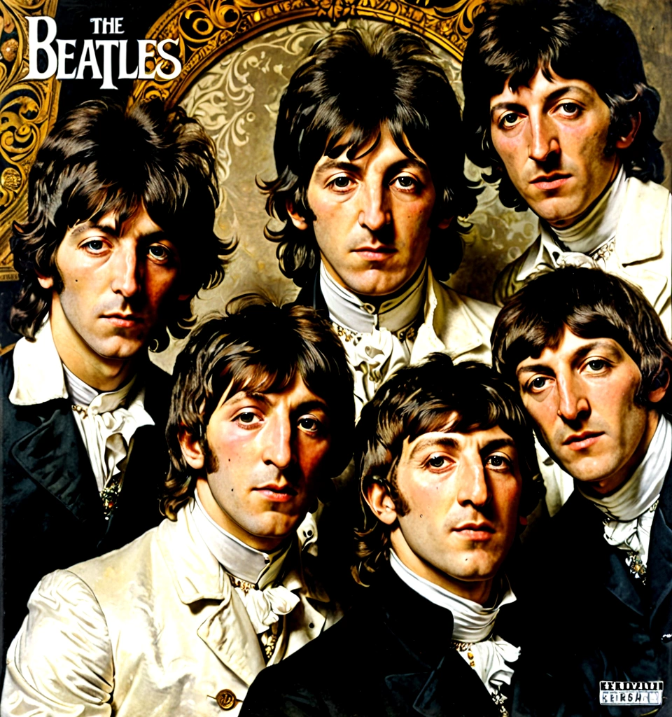 Cover of Beatles "Revolver" album, by Rembrandt