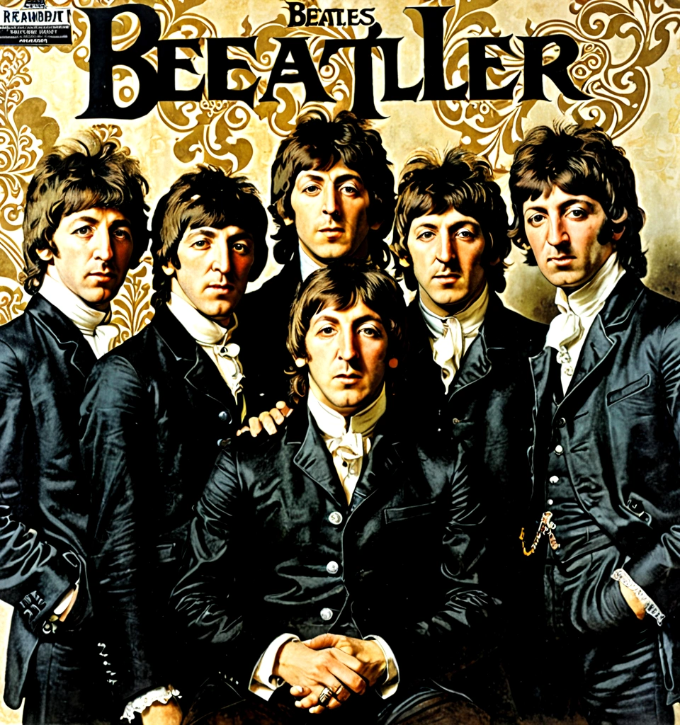 Cover of Beatles "Revolver" album, by Rembrandt
