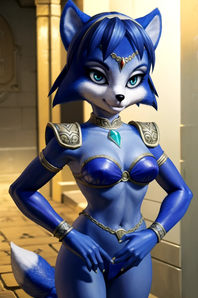 head portrait, looking at viewer, sexy, smile, parted lips, straight-on, front facing,
krystalodd, 1girl, furry female, furry, fox girl, fox tail, aqua eyes, blue hair, short hair, bangs, two tone fur, body fur, blue fur, white fur,
arm tattoo, circlet, red gemstone, shoulder armor, gem, blue gemstone, neck ring,
hands on hips,
rose garden, volumetric lighting, realistic, blurred background, depth of field, sexy pose, seductive, flirting, sexy lingerie, sexy stockings, lingerie suspenders