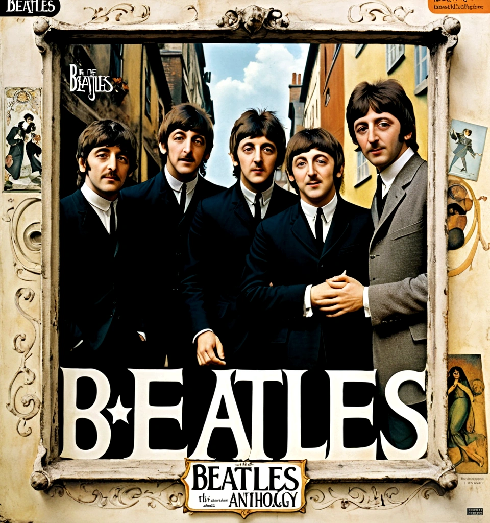 Cover of Beatles "Anthology" album, by Leonardo Da Vinci