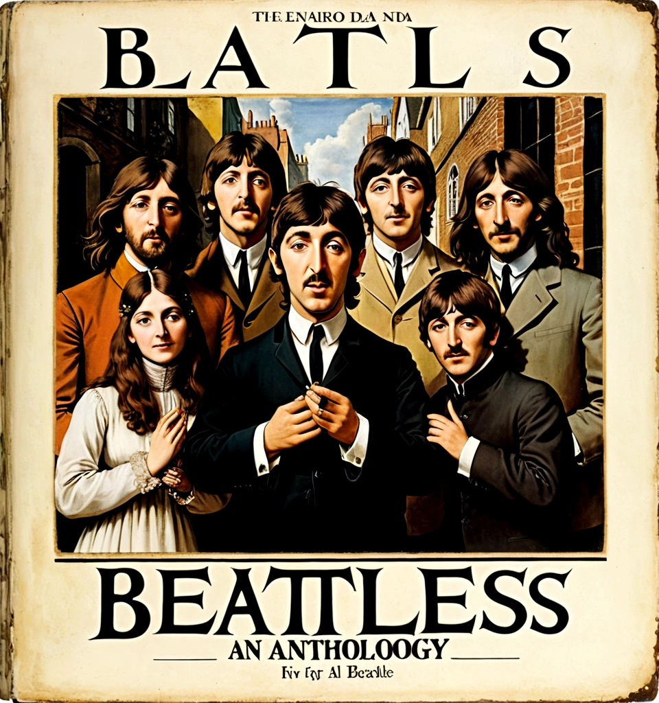 Cover of Beatles "Anthology" album, by Leonardo Da Vinci