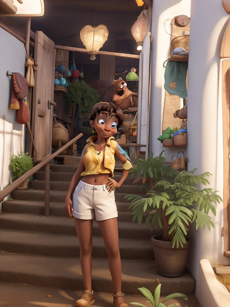 disney pixer cartoon style drawing