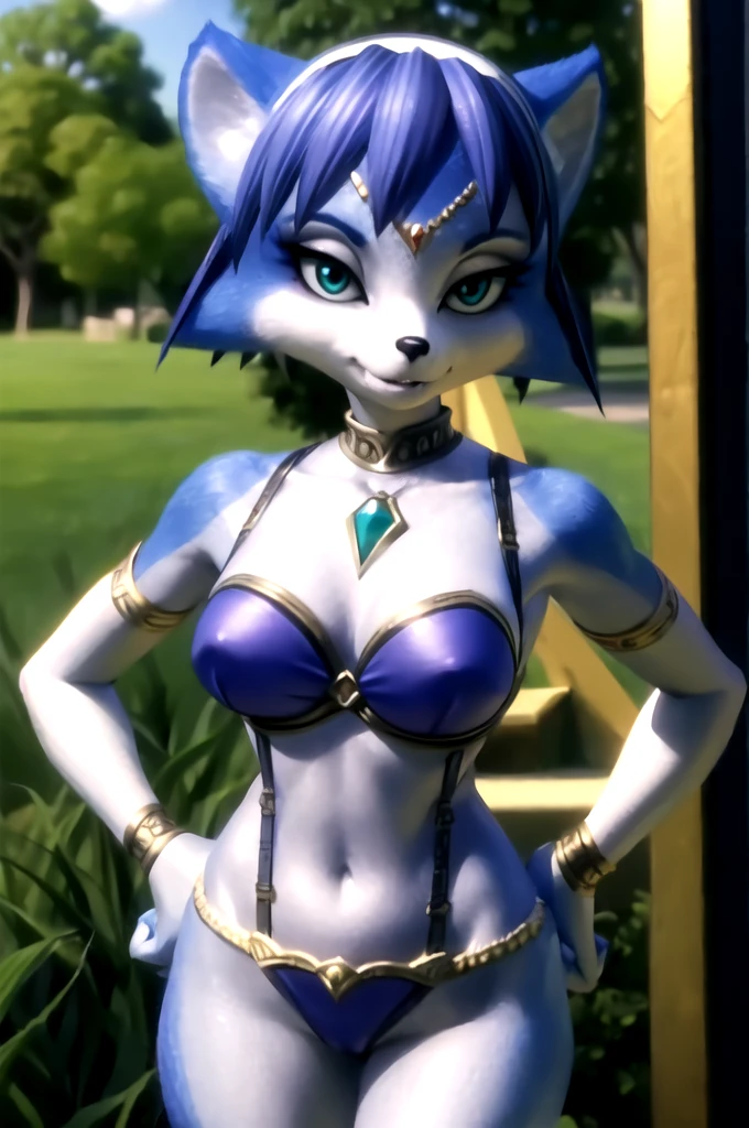 head portrait, looking at viewer, sexy, smile, parted lips, straight-on, front facing,
krystalodd, 1girl, furry female, furry, fox girl, fox tail, aqua eyes, blue hair, short hair, bangs, two tone fur, body fur, blue fur, white fur,
arm tattoo, circlet, red gemstone, gem, blue gemstone, neck ring,
hands on hips,
rose garden, volumetric lighting, realistic, blurred background, depth of field, sexy pose, seductive, flirting, sexy lingerie, sexy stockings, lingerie suspenders