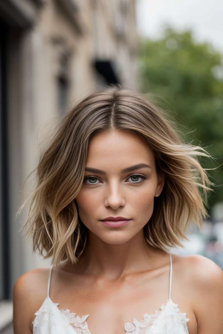 half body shot, wedding dress, holding bridal bouquet, Portrait en gros plan RAW  d’une blonde de 24 ans, natural blonde Cheveux, serrures, ondulé, (femme aux yeux marrons) dans un appartement, Contexte à New York, ciel étoilé de nuit, ,seins naturels_b, fond de nuit de la ville, (Robe d'été rouge), (encolure), détaillé (textures!, Cheveux!, luminosité, couleur!, imperfections:1.1), highly détaillé bright eyes, (En regardant la caméra),  éclairage spéculaire, reflex numérique, ultra qualité, pointu focus, pointu, DOF, grain de film, (centré), Fujifilm XT3, clair comme de l`eau de roche, centre du cadre, Visage mignon, pointu focus, Poteau d’éclairage, néons, Bokeh, (Faiblement éclairé), discret, La nuit, (ciel de nuit)