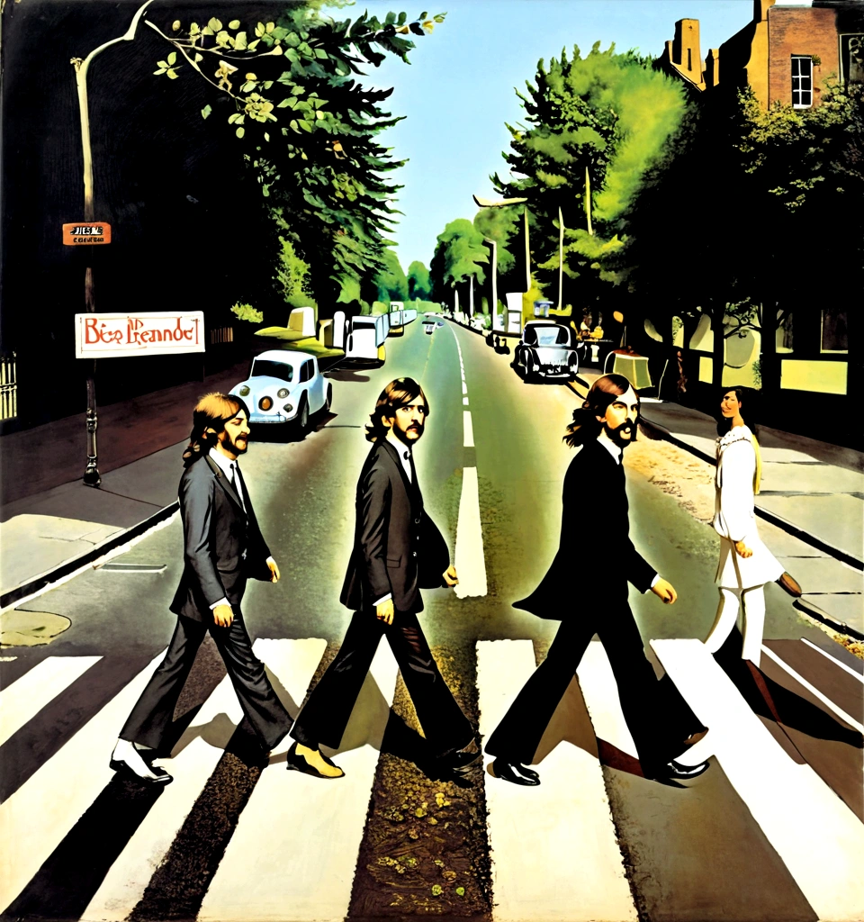 Cover of Beatles "Let it Be" album, by Rembrandt
