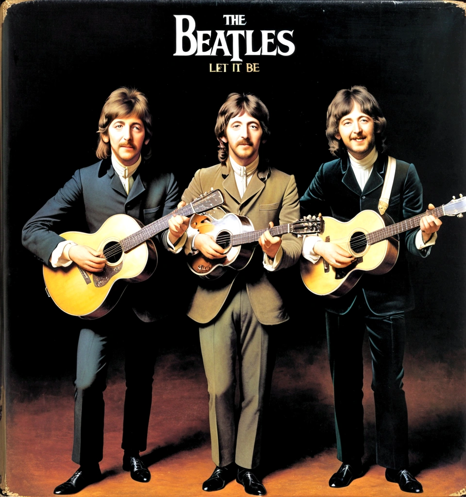 Cover of Beatles "Let it Be" album, by Rembrandt