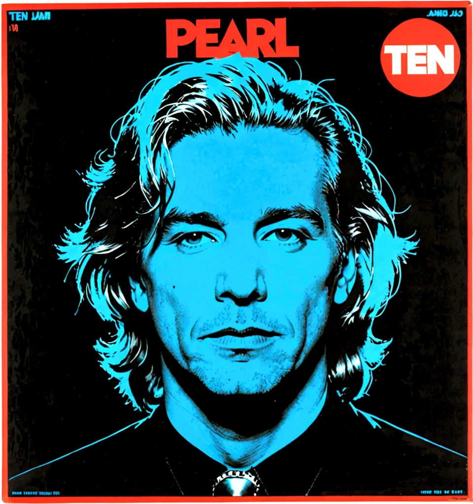 Cover of Pearl Jam "Ten" album, by Andy Warhol