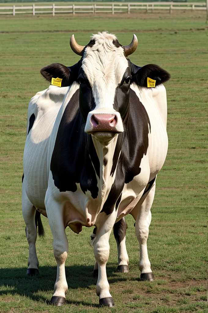 cow with horseshoe