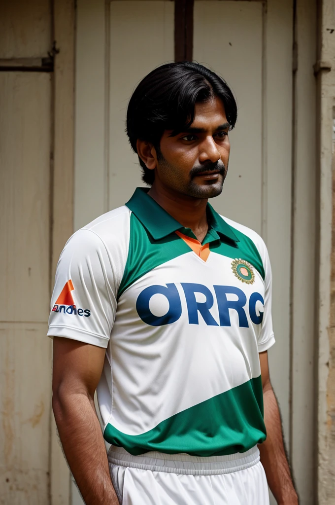 Retro Indian cricket jersey