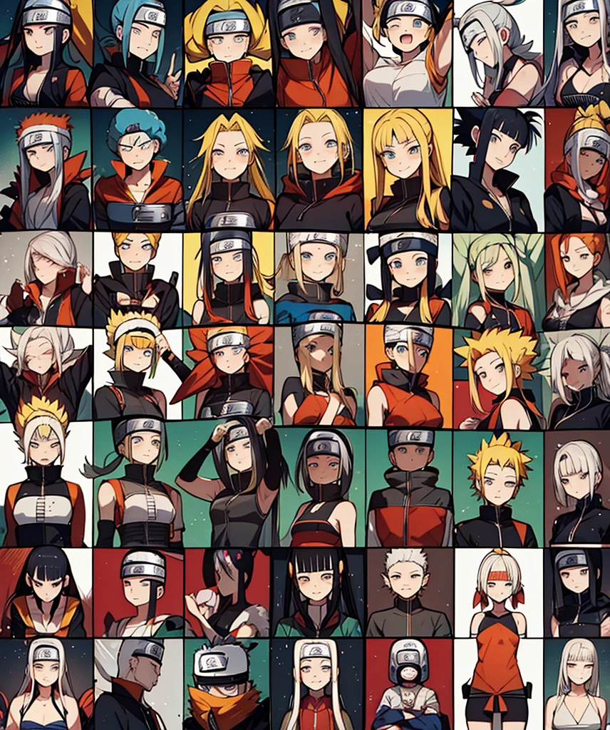all Naruto character in One Frame