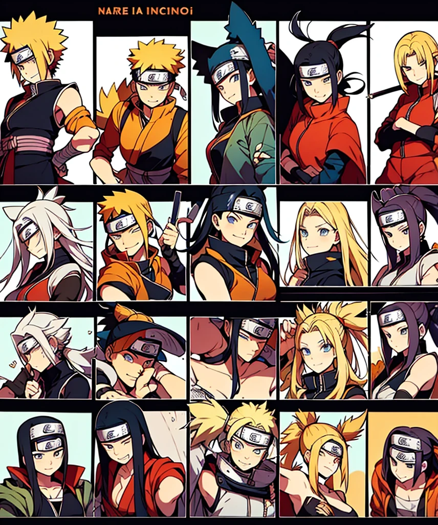 all Naruto character in One Frame