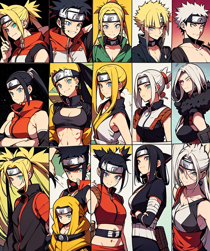 all Naruto character in One Frame