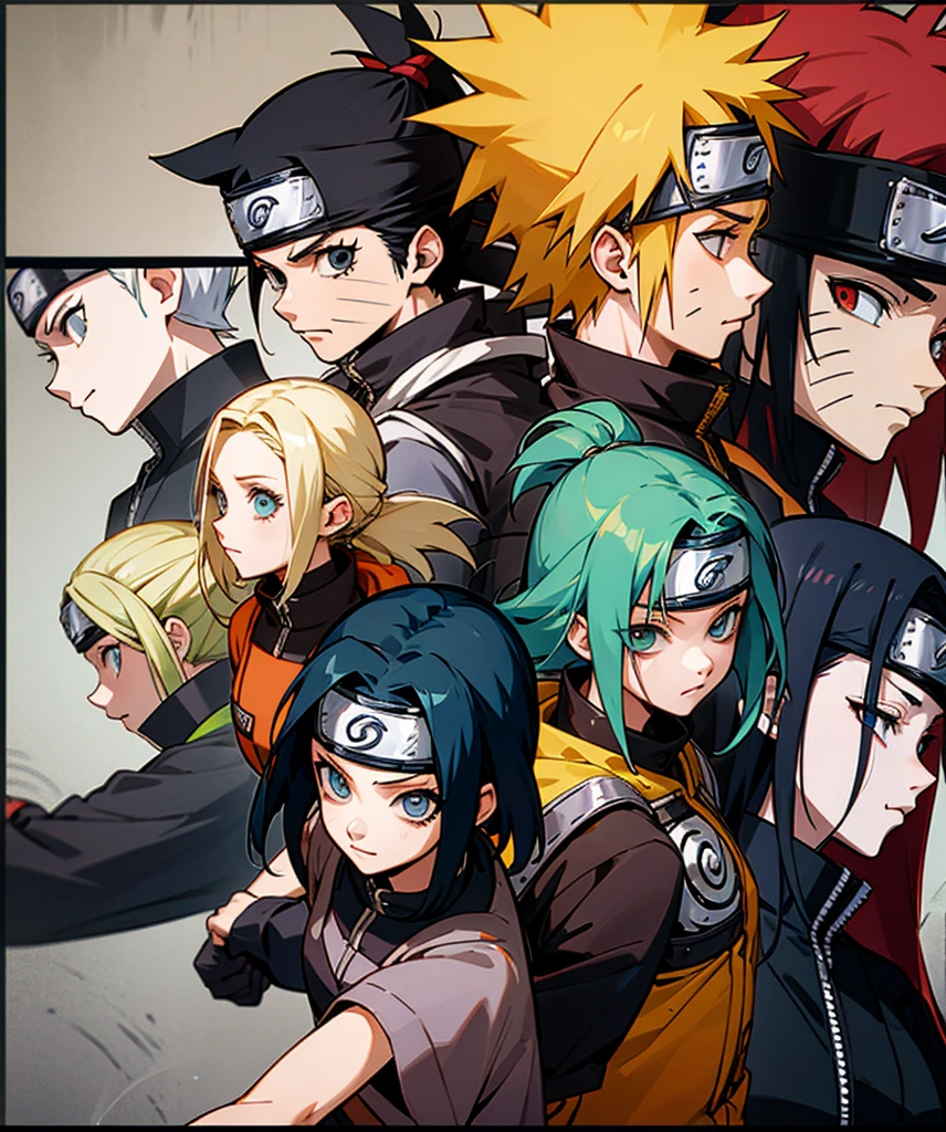 all Naruto character in One Frame
