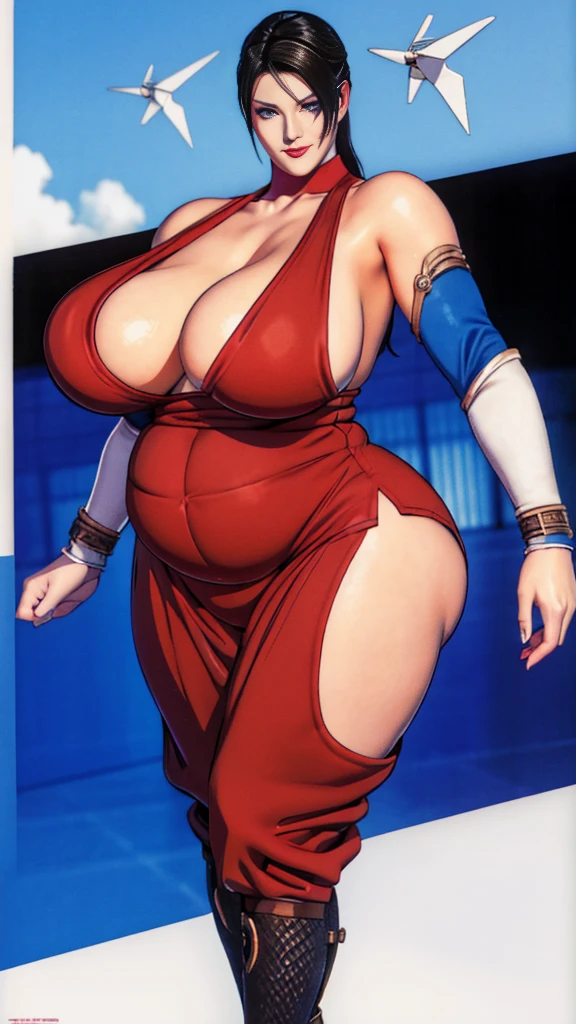 Plus Size Model:1.7, mature plump woman，Pregnant women, Very large breasts, momiji(ninja gaiden), White women(Northern Europe)50 years old，blue eyes, Heavy makeup(Very red lipstick), Are standing:1，expensive，Brunette(Retro Hairstyles)，Fat，smile, Showing cleavage:1.9， Pregnant women, Plus Size Model，Fair skin，White women(Northern Europe)50 years old，blue eyes, Heavy makeup(Very red lipstick), Brunette(Retro Hairstyles), momiji(ninja gaiden), Very large breasts, Plus Size Model, Dark blue corset:1.9,Show me your underbelly:1.9，