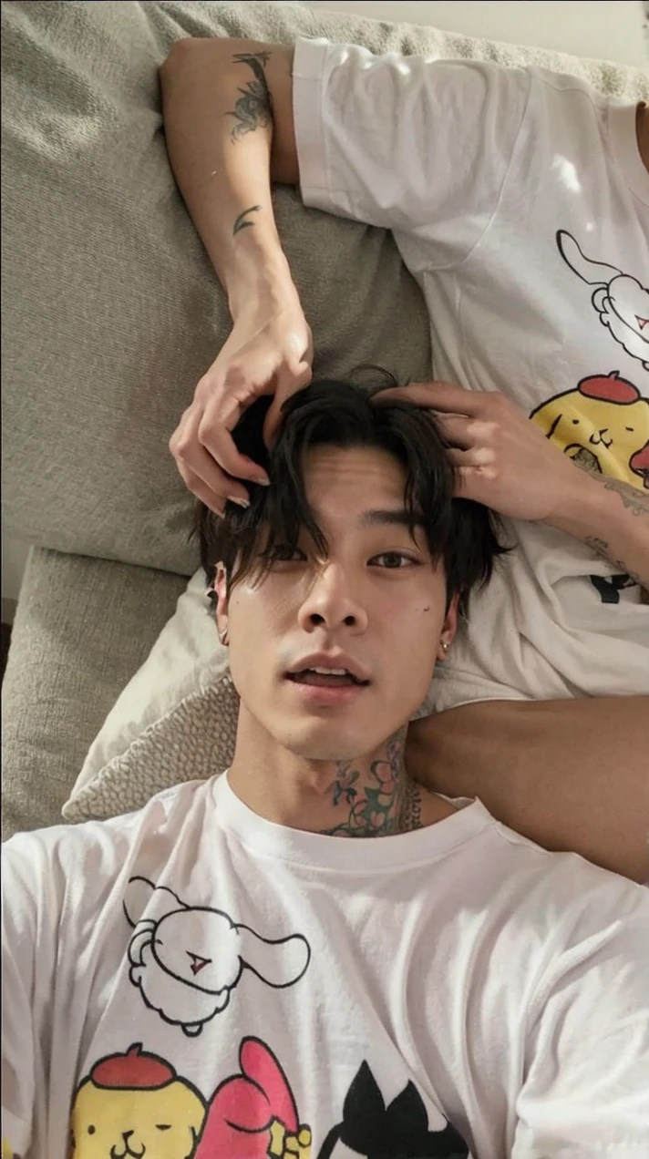 Tattooed Asian guy 28 years old Jungkook