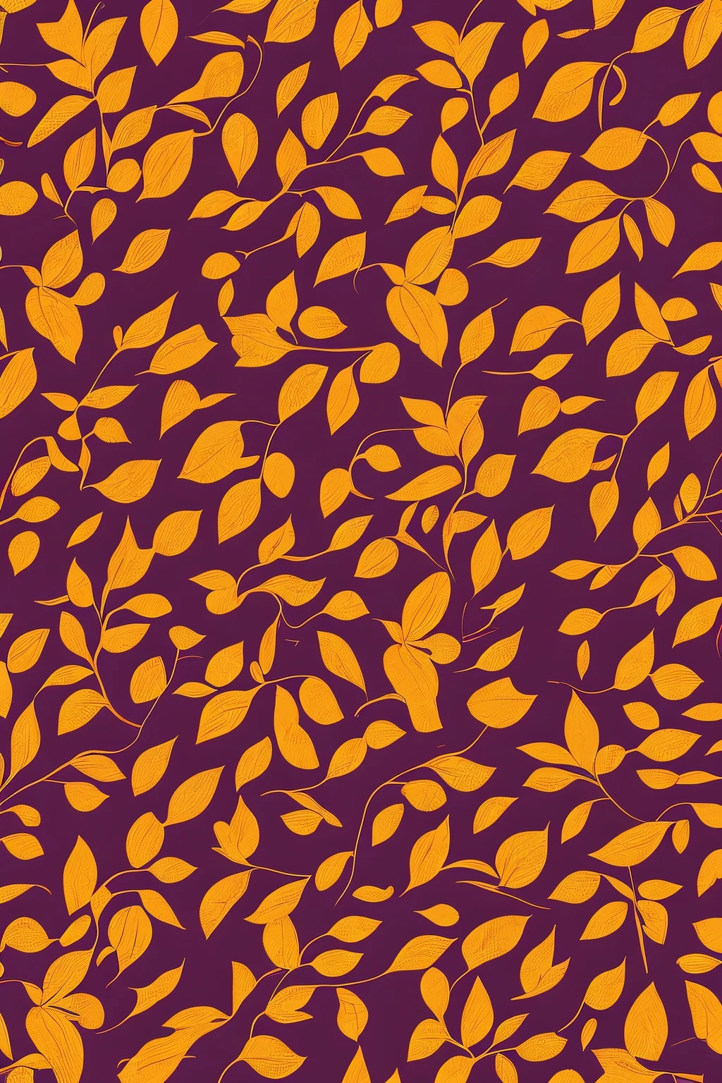 A pattern of beautiful autumn leaves for a painting.