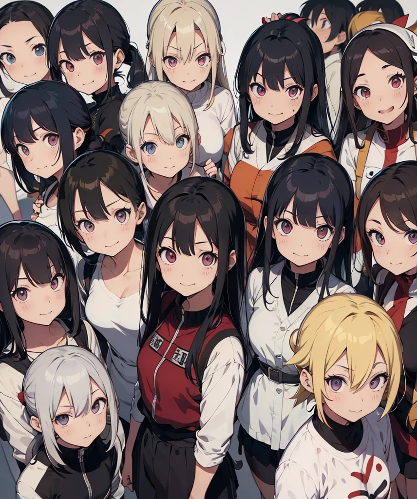 all Naruto character in One Frame Kakashi Hatake

Sasuke Uchiha

Rock Lee

Gaara

Hinata Hyuga

Ino Yamanaka

Sakura Haruno

Shikamaru Nara

Tsunade

Choji Akimichi

Jiraiya

Might Guy

Minato Namikaze

Naruto Uzumaki

Obito Uchiha

Ashura Ōtsutsuki

Asuma Sarutobi

Deidara

Kabuto Yakushi

Kiba Inuzuka

Orochimaru

Shino Aburame

Tenten