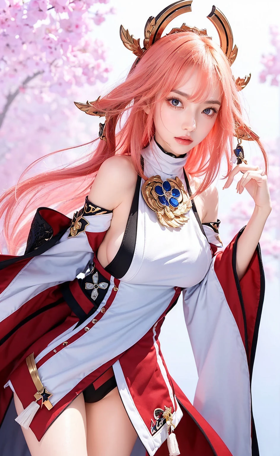 (Best quality, 8k, Masterpiece :1.3), upper bod y, Sharp focus :1.2, Beautiful woman with perfe ct figure, Highly detailed facial and skin textur e, Detailed eyes, Double eyelids, Interior view, :
erpect lighting, Glowing skin,
