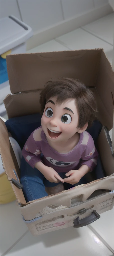 -yead smig and playing pixar style maximum quality