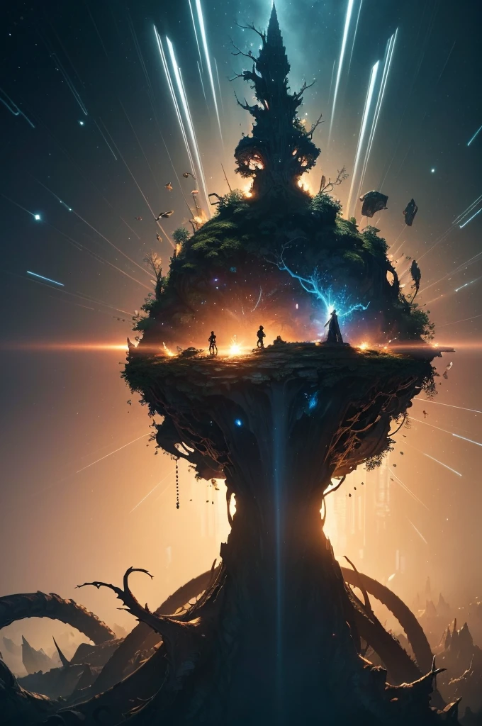 masterpiece, Highest quality, (Highly detailed CG Unity 8k wallpaper), (Highest quality), (Best illustrations), (Best Shadow), Absurd, Realistic lighting, (abyss), Beautiful sparkle, art:PeterMohrBacher,