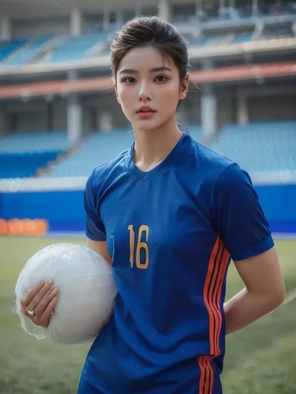 Araffe woman, ผู้หญิงlong hairชาวเอเชียตะวันออกเฉียงใต้ที่มีใบหน้ากลม, long hair,black eyes,abdominal muscles, The body is beautiful and strong., thick hips, rounded chest, very large breasts, prominent, convex, bouncy, Warm light, morning sun, digital painting, HDR, high contrast), 3d, 8K, 45,000,000 pixcls,Asian girl, Gorgeous Chinese model, Japanese model, beautiful asian woman, Japanese goddess, Very beautiful girl., beautiful young woman, very beautiful woman, Attractive and beautiful, sexy girl, Asian girl, beautiful female model, jaw-dropping beauty, Attractive face and body of the opposite sex, sexy, seductive., Beautiful and realistic,