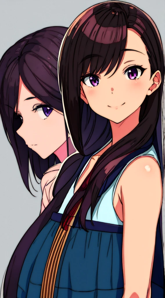 A girl suitable for SNS icons