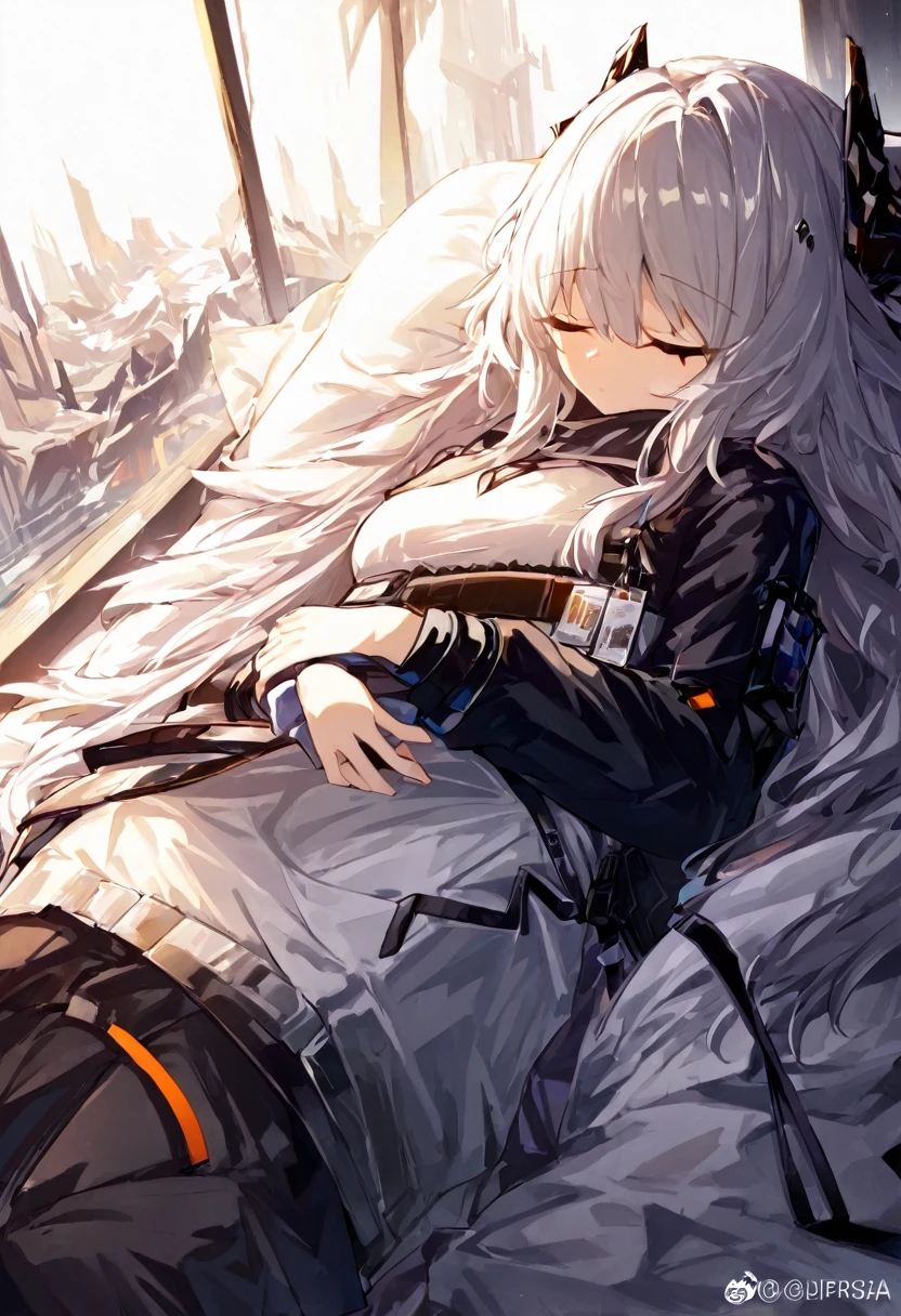 Arknights, masterpiece, theresa (arknights), sleepy