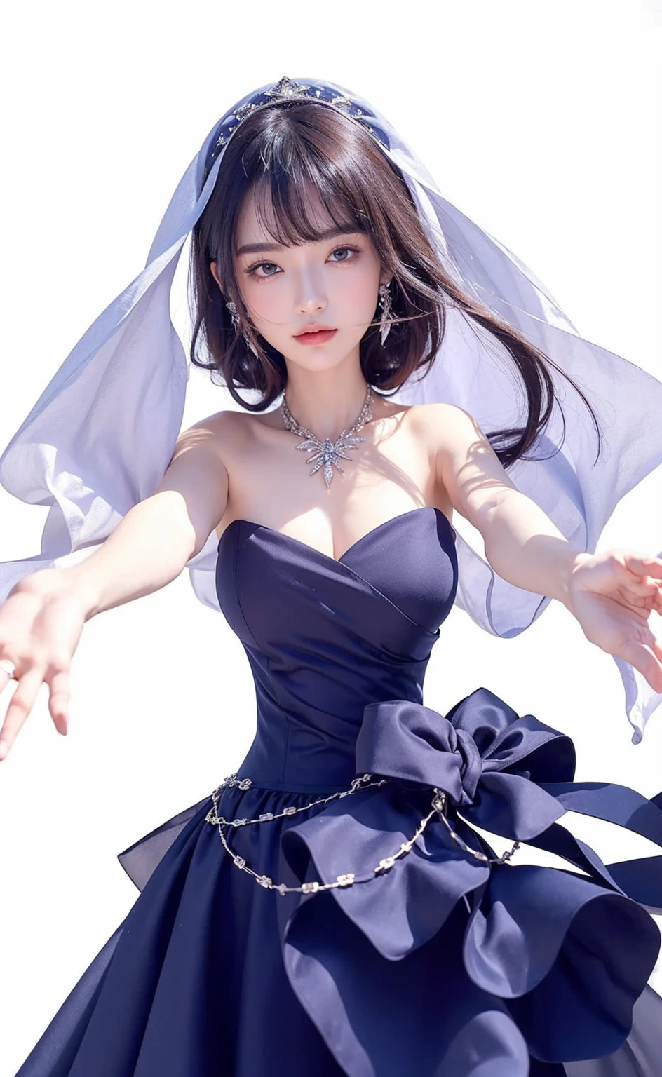 (Best quality, 8k, Masterpiece :1.3), upper bod y, Sharp focus :1.2, Beautiful woman with perfe ct figure, Highly detailed facial and skin textur e, Detailed eyes, Double eyelids, Interior view, :
erpect lighting, Glowing skin,