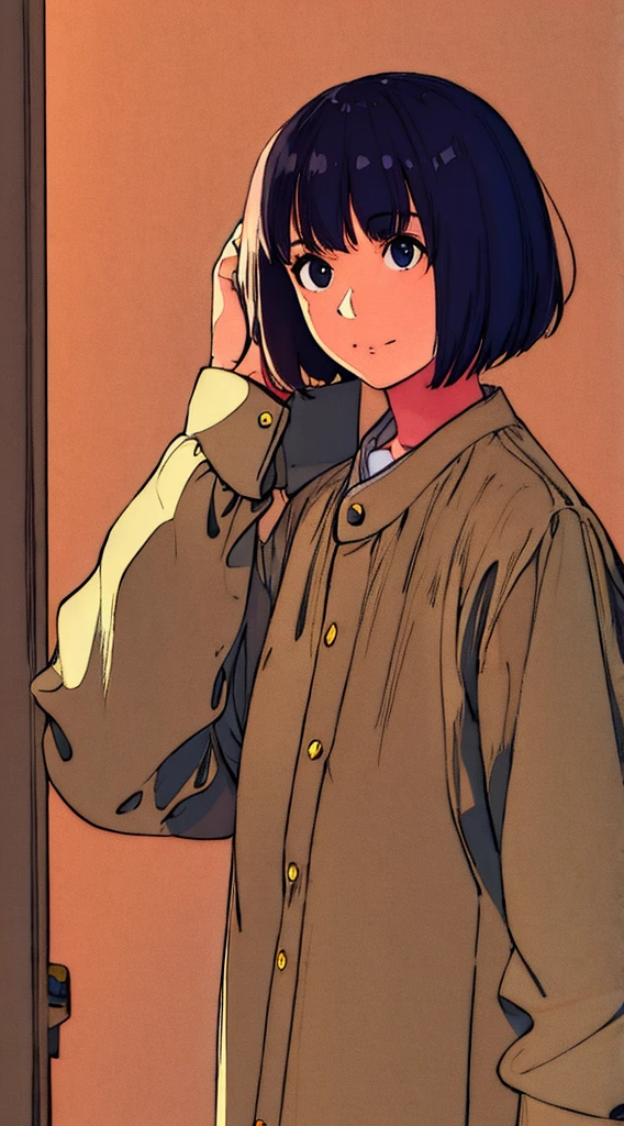 1 person,Short Hair Girl