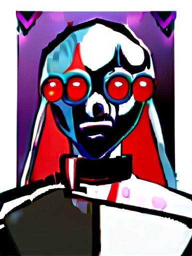 masterpiece, best quality, team rocket,team rocket uniform, twitch, laugh eyes,
