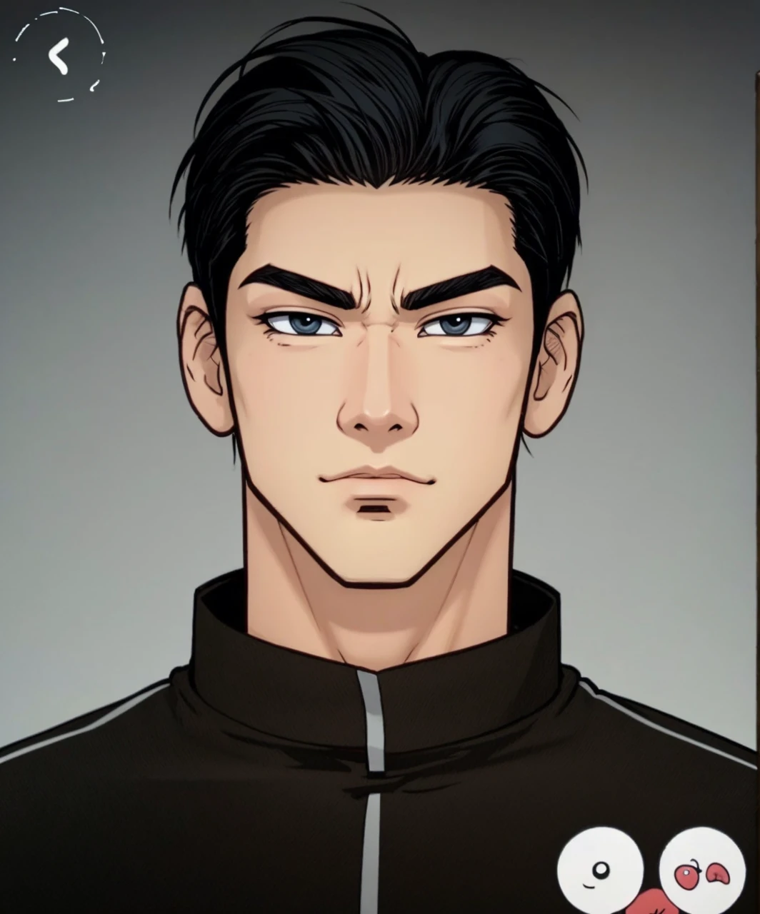make this cartoon a aisan real men