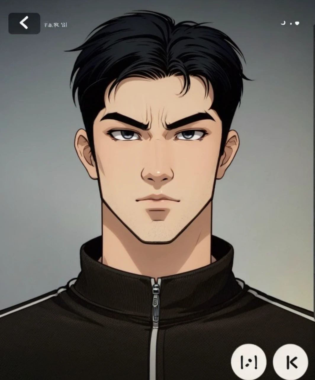 make this cartoon a aisan real men