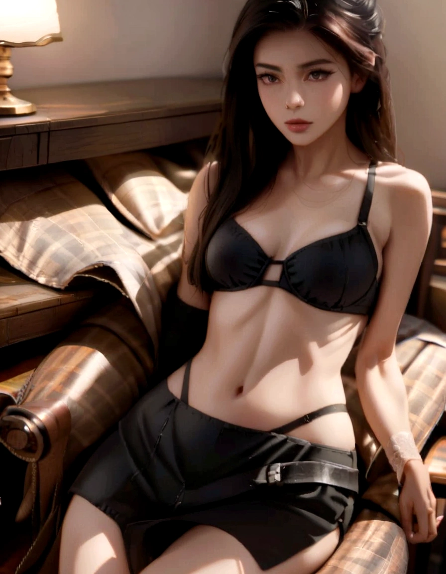 woman,Sexy,White lingerie,whole body