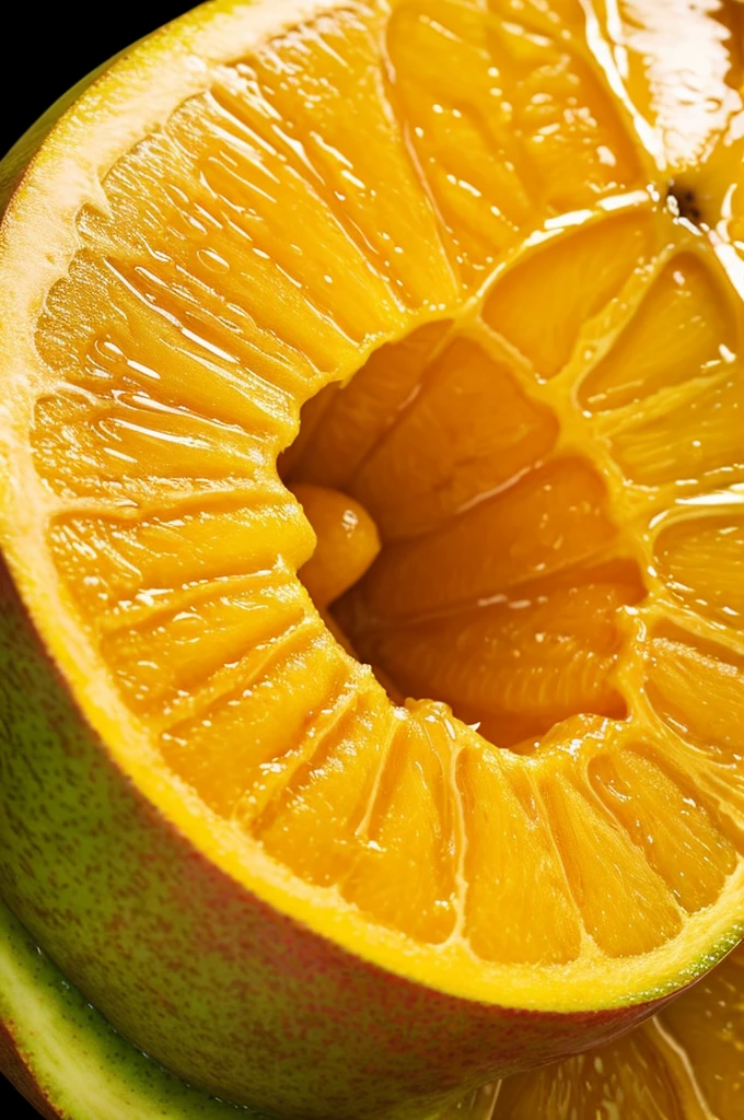 a juicy ripe mango,mouthwatering tropical fruit,luscious orange color,soft skin texture,dripping wet mangojuice,detailed closeup,macro photography,natural lighting,highly detailed,photorealistic,8k,high resolution