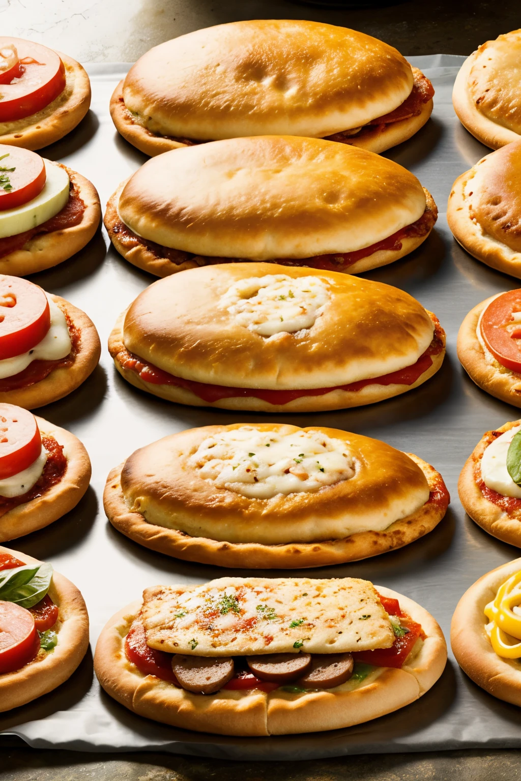 HORIZONTAL BANNER PIZZAS- HAMBURGERS -HOT DOG- EMPANADAS