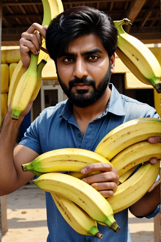 Triggerd insaan with banana 