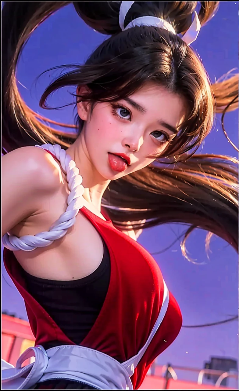 8K,ahegao face, rolling eyes, climax expretion