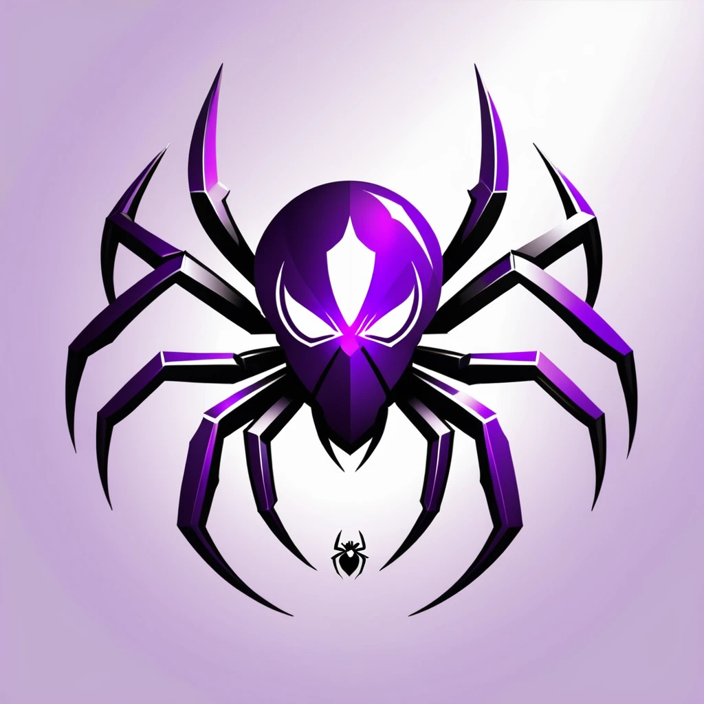 spider purple,logo gamer
