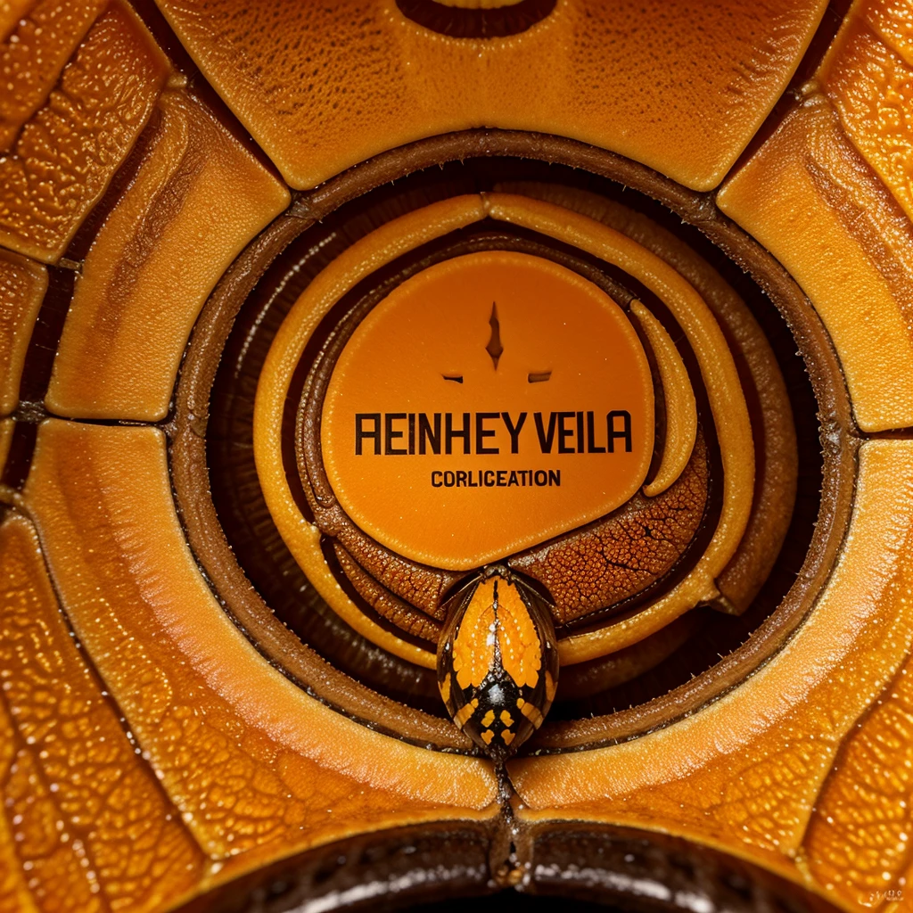 Nehro and orange wasp logo, curcular logo with the wasp inside.