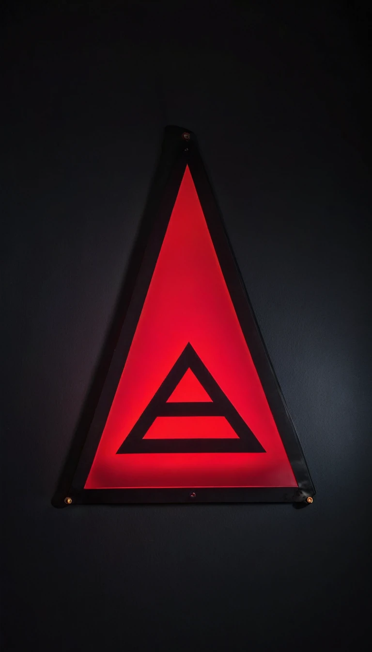 A large, red triangular warning sign with "PUA" written in bold letters. The sign is flashing against a dark background, creating a sense of urgency.