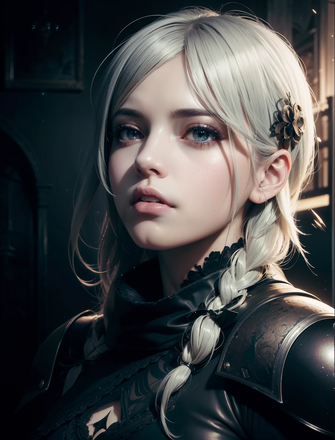 "2B NIER AUTOMATA": ultra detailed artistic photography, midnight aura, night sky, detailed gorgeous face, dreamy, glowing, backlit, glamour, glimmer, shadows, oil on canvas, brush strokes, smooth, ultra high definition, 8k, unreal engine 5, ultra sharp focus, art by alberto seveso, artgerm, loish, sf, intricate artwork masterpiece, ominous, matte painting movie poster, golden ratio, trending on cgsociety, intricate, epic, trending on artstation, by artgerm, h. r. giger and beksinski, highly detailed, vibrant, production cinematic character render, ultra high quality model, bloodborne