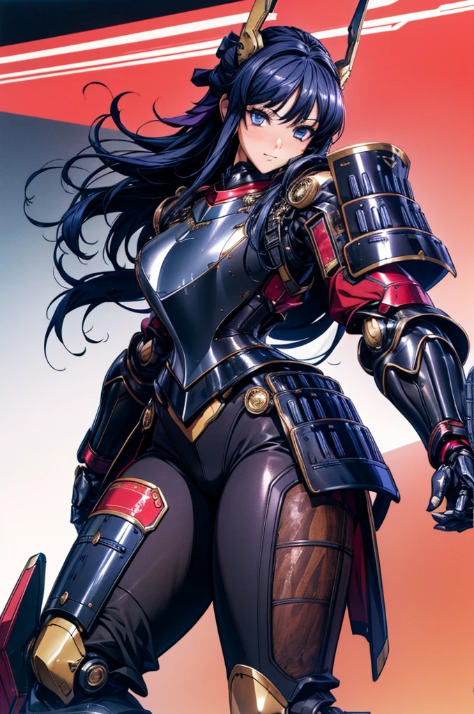 Highest quality、unity 8k wallpaper、32k、masterpiece、Very detailed、Ultra-high resolution、Ultra-high resolution、Android Akane Ryuzoji、Androidization、Robot Girl、Dressy armor with mechanical limbs、thigh、Big Tits Tech Girl、Machinery Parts、Super complexly expressedRobot Joints、Robot Joints、Robot Fingertips、Single Mechanical Arm、Mechanical Arm、headgear、headset、Detailed mechanical body、A mechanical corset covered in elaborate armor.、Stiletto heels、Realistic and complex camera eye、A complex fusion of body and machine、Armored legs、Robotic knee joint、Mechanically generated fingers、Eyes like a mechanical camera、Anatomically correct machine、The whole body is covered in machinery、Dressed in armor、Beautiful posture、Princess Half Up Hairstyle、(((Part of the thigh is flesh colored)))、