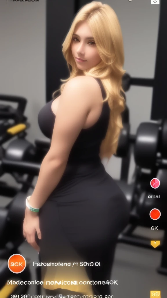 a woman in a black blouse and gray pants posing for a photo, toned backside, low quality video, focus on her back, thick, she is about 6 0 years old, highly detailed 8K ❤🔥 🔥 💀 🤖 🚀, showing the shoulder from behind, ela tem cerca de 50 anos, she is about 7 0 years old, corpo fitness ifbb