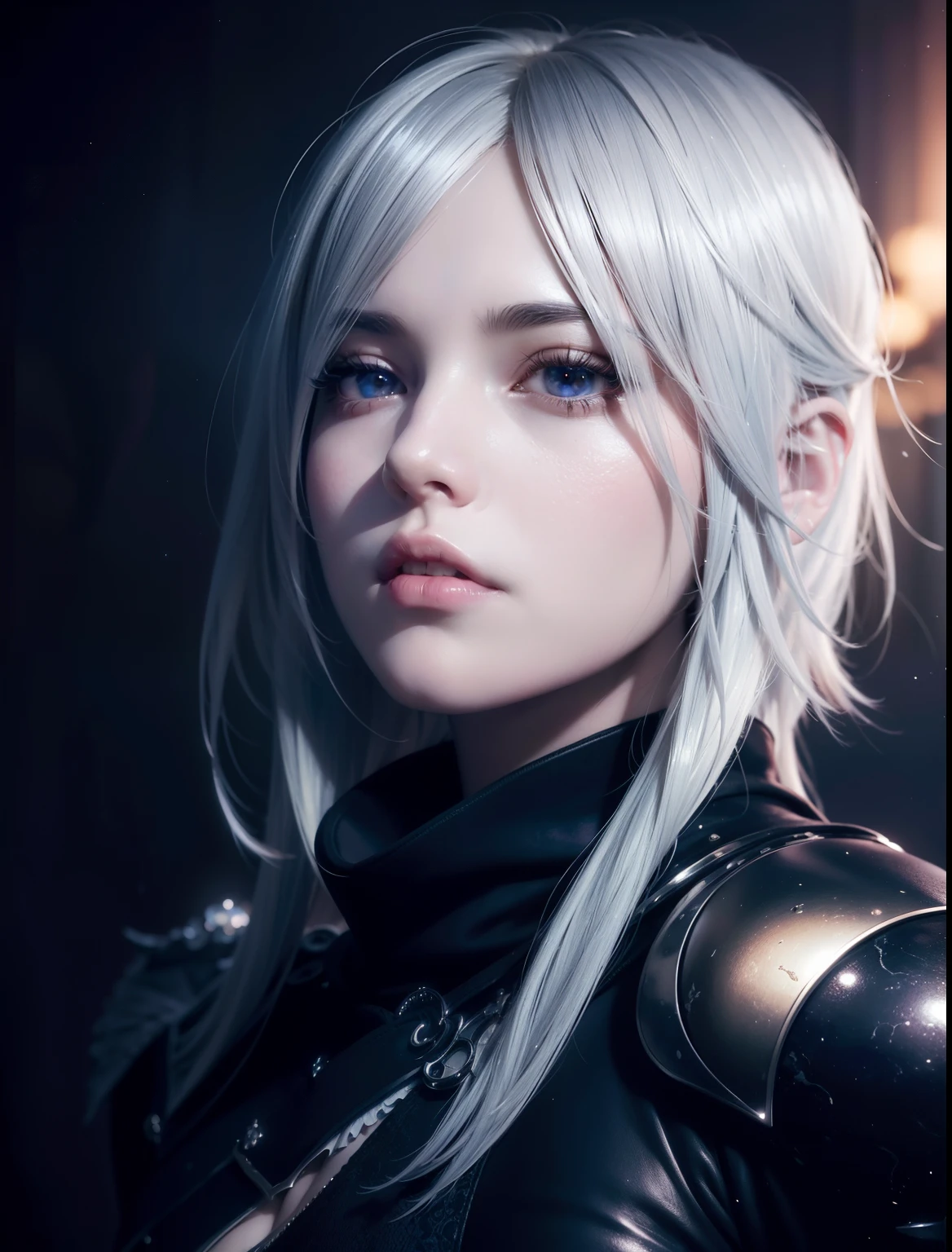 "2B NIER AUTOMATA": ultra detailed artistic photography, midnight aura, night sky, detailed gorgeous face, dreamy, glowing, backlit, glamour, glimmer, shadows, oil on canvas, brush strokes, smooth, ultra high definition, 8k, unreal engine 5, ultra sharp focus, art by alberto seveso, artgerm, loish, sf, intricate artwork masterpiece, ominous, matte painting movie poster, golden ratio, trending on cgsociety, intricate, epic, trending on artstation, by artgerm, h. r. giger and beksinski, highly detailed, vibrant, production cinematic character render, ultra high quality model, Bloodborne