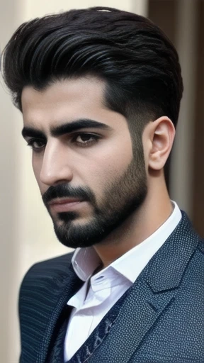 a Syrian men Stylish focus in face