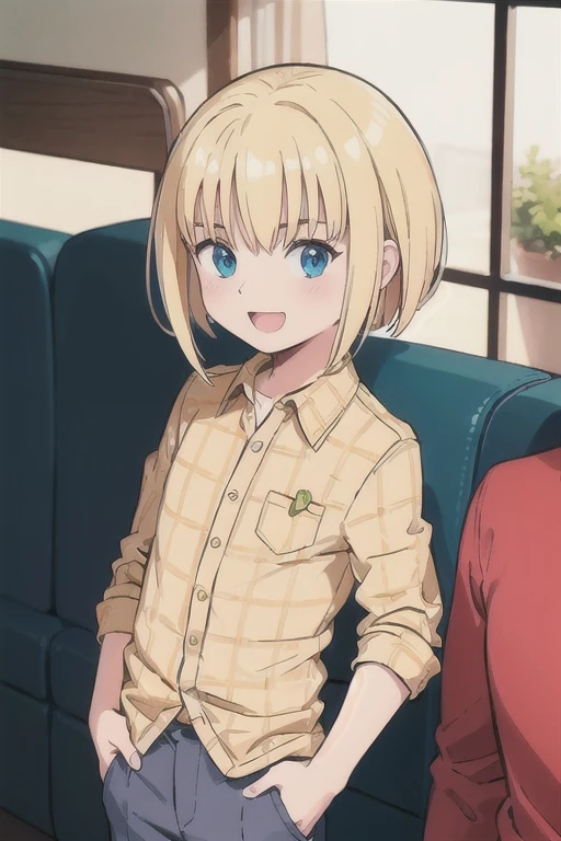 DnDramia,,Small_деVочка,,blonDe hair,flV chest,shirt,trousers,1деVочка,One,:D,Looking_V_viewer,