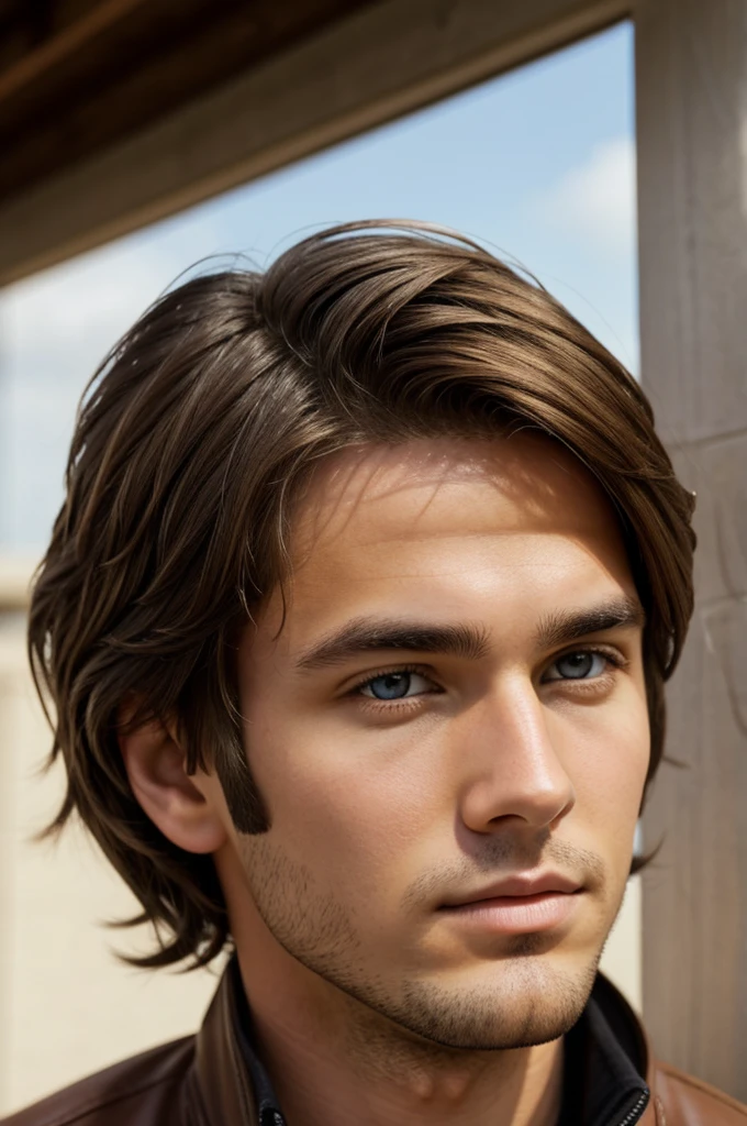 White boy brown eyes brown hair