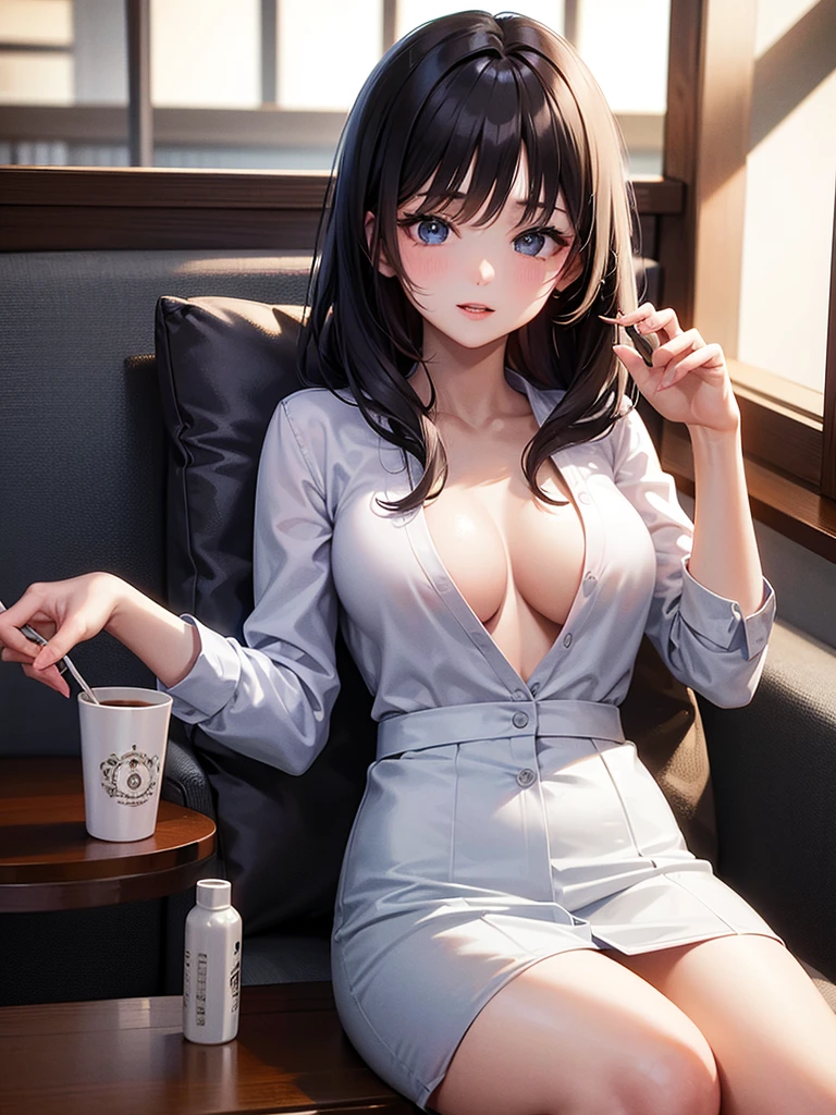 Highest resolution、Masterpiece、8K、Japanese women、30th Generation、sexy、Businesswoman、office
